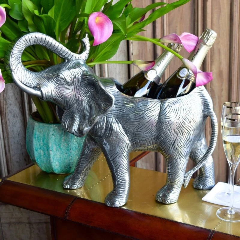 Stående Elefant Vin & Champagnekjøler EL-ST6117 by Culinary Concepts color Svart