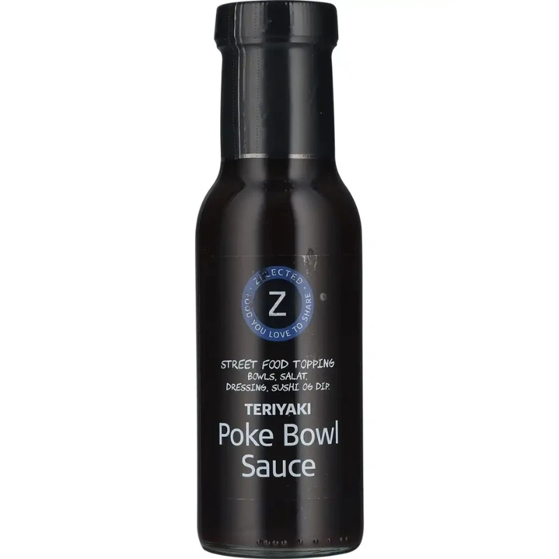 Z Teriyaki Poke Bowl Sauce 270g 15137 by Zelected color Svart
