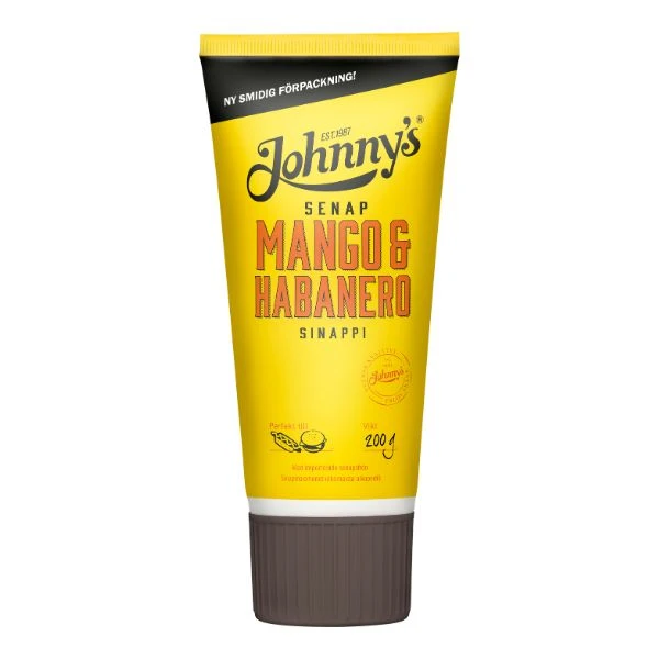 Johnnys Mango & Habanero sennep 200g 3100108 by Deli Drengene color Svart