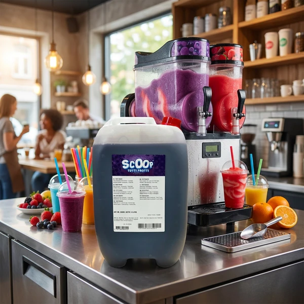 Scoop Slushice Konsentrat tuttifrutti, 10L 345458 by SCOOP color Svart