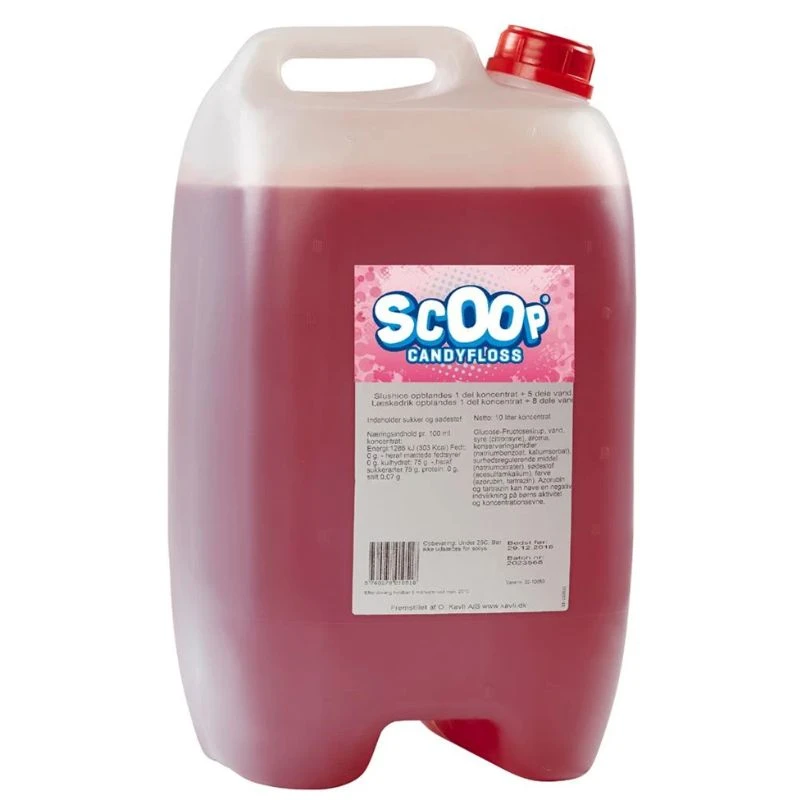 Scoop Slushice Konsentrat Candyfloss, 10L 369500 by SCOOP color Svart
