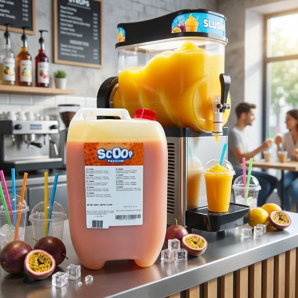 Scoop Slushice Konsentrat Pasjon, 10L 345459 by SCOOP color Svart