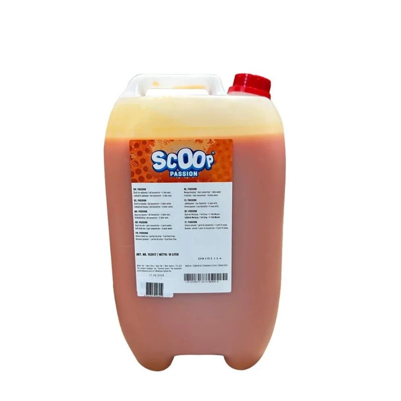 Scoop Slushice Konsentrat Pasjon, 10L 345459 by SCOOP color Svart