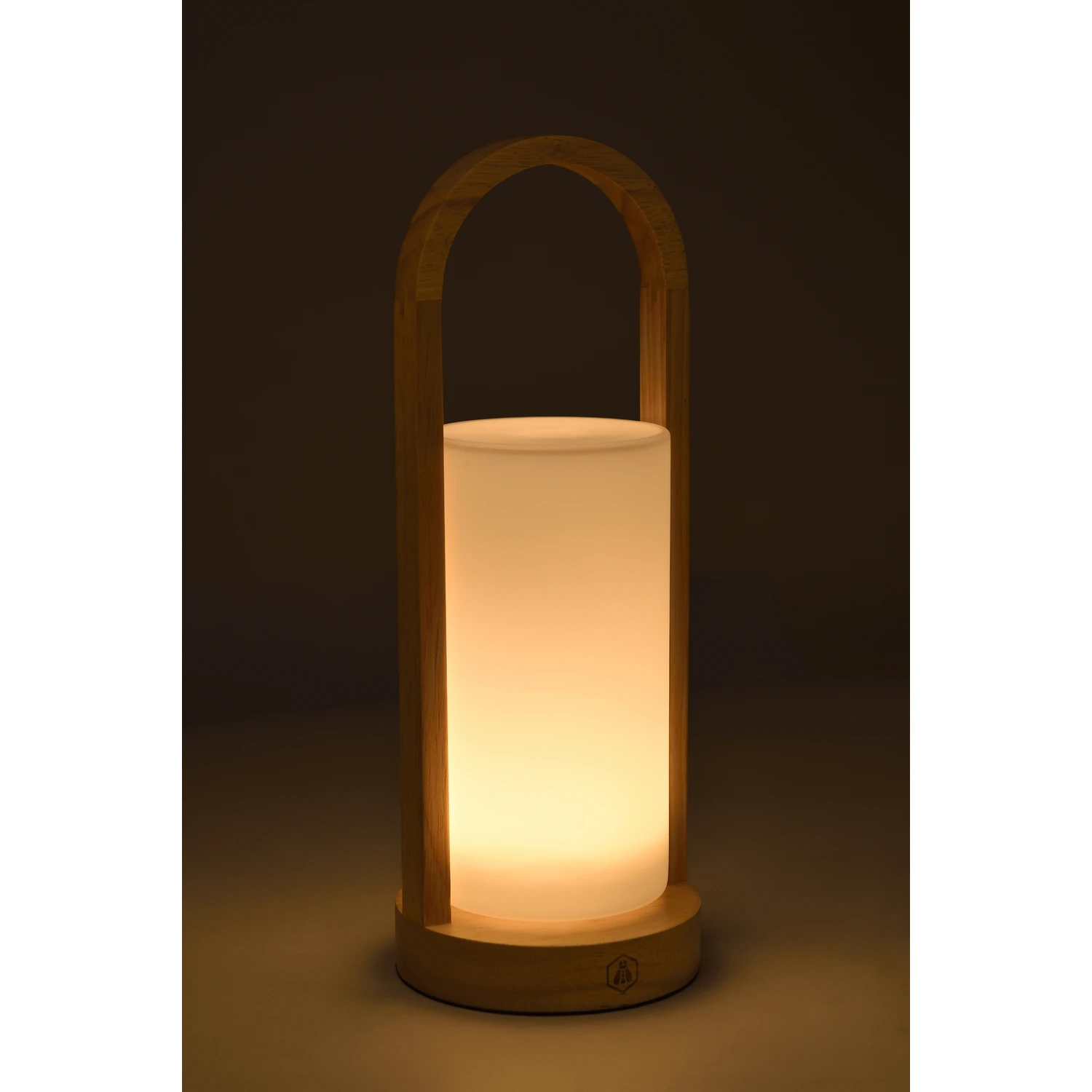 Laguiole lanterne i tre og glass LED USB 3 farger 40269400 by Laguiole color Svart