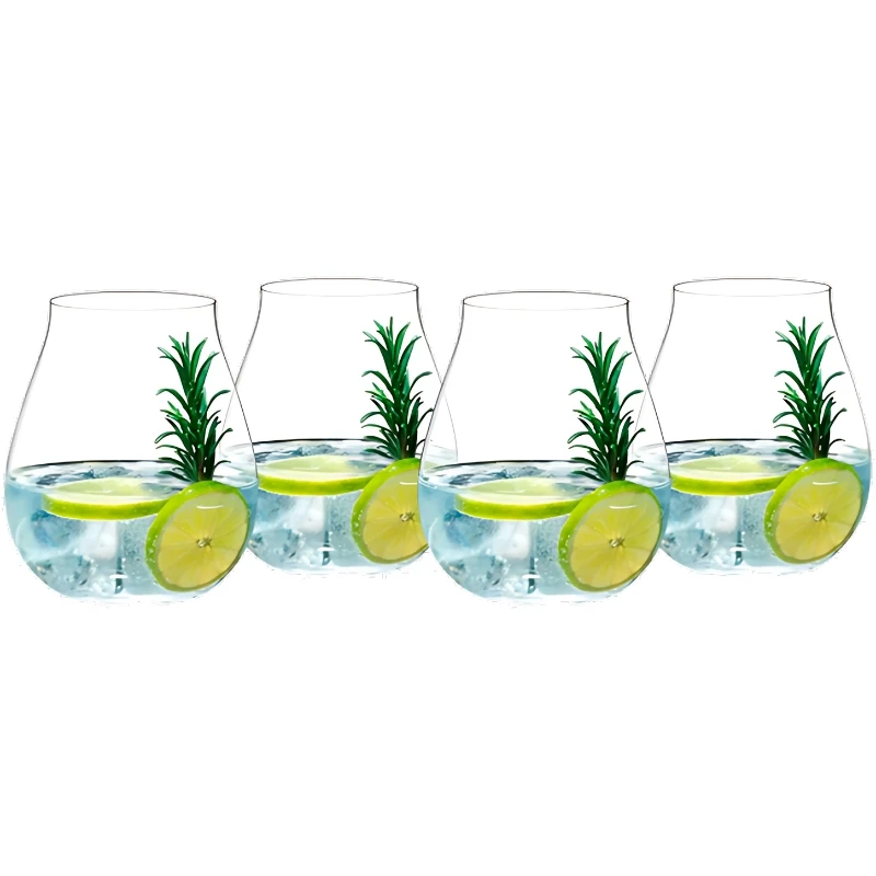 Riedel Mixing Sets Ginglass - 4 glass 986077 by Riedel color Svart