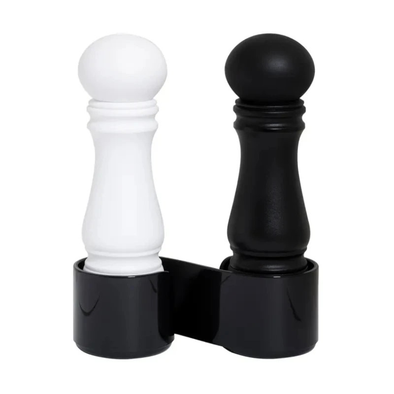 CrushGrind Salt- og pepperkvern Mini Sort/Hvit Plast 23198401 by CrushGrind color Svart