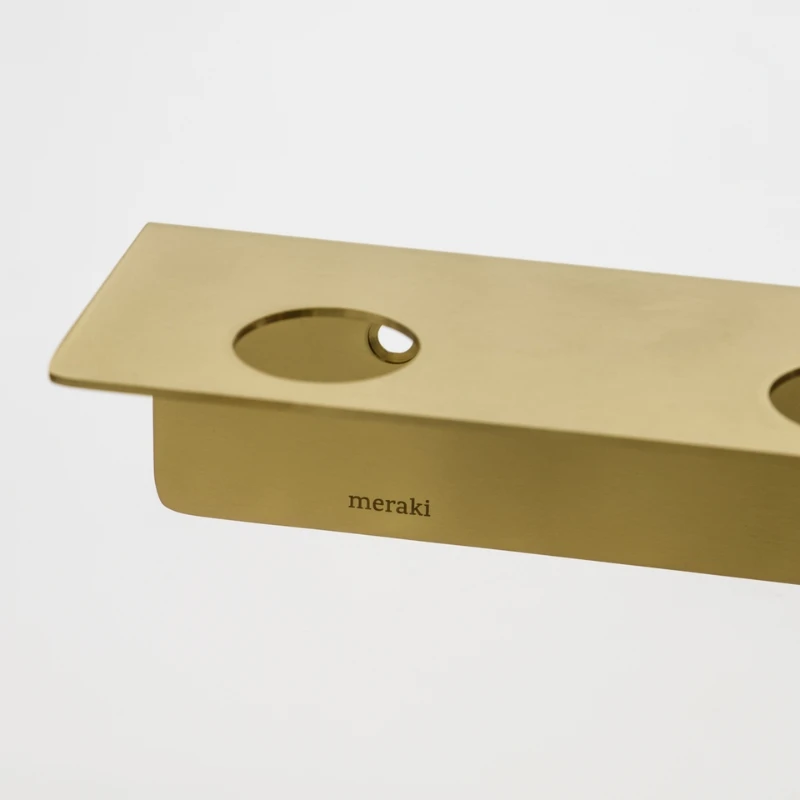 Meraki Flaskeoppheng med kroker, Børstet messingfinish 308580106 by Meraki color Svart