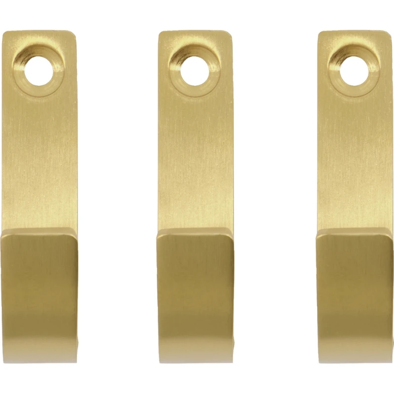 Meraki knagg, MKThapsus, børstet messingfinish 308580110 by Meraki color Svart