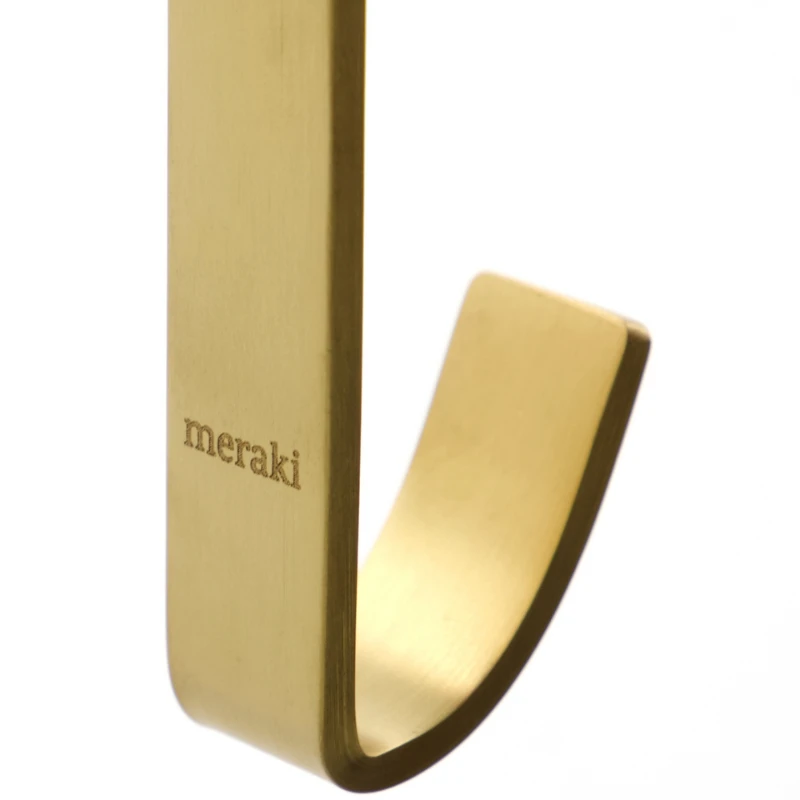 Meraki knagg, MKThapsus, børstet messingfinish 308580110 by Meraki color Svart