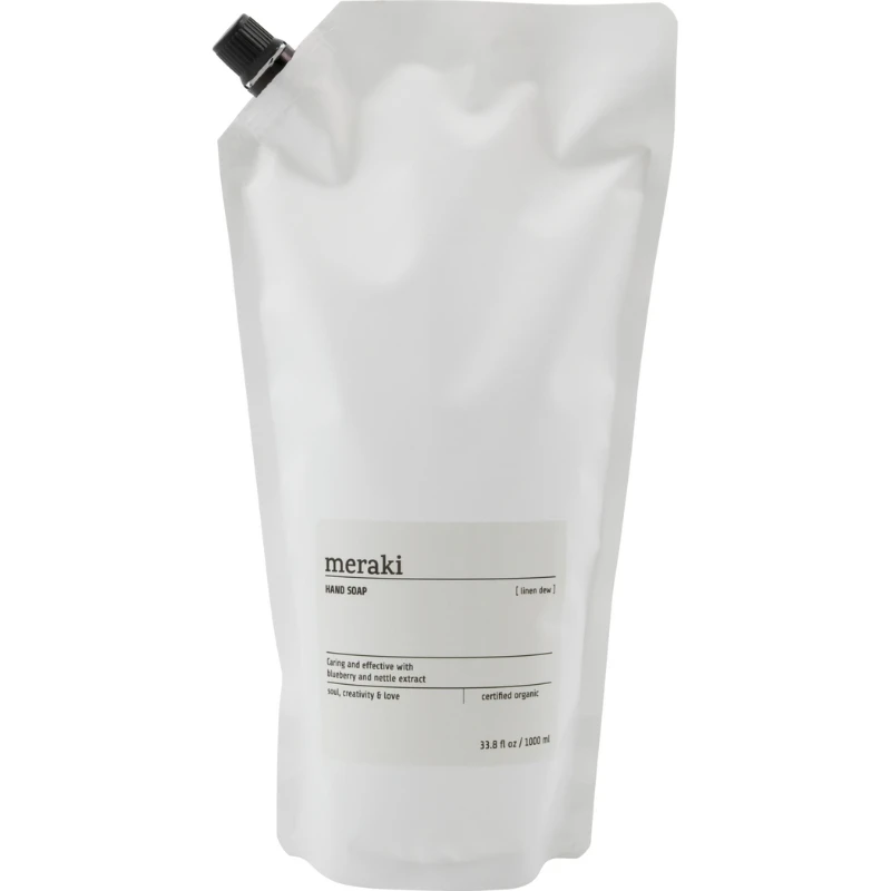 Meraki Linen Dew Håndsåpe Refill 1000 ml, Hvit 309776002 by Meraki color Vit