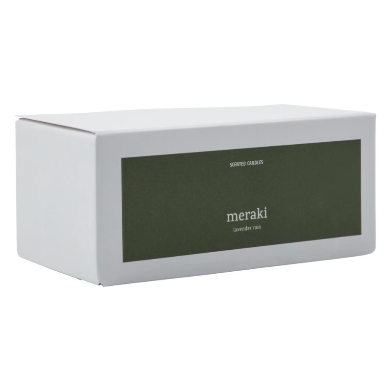 Meraki Duftlys, Lavender rain, Grønn 2 stk. 366650200 by Meraki color Grön