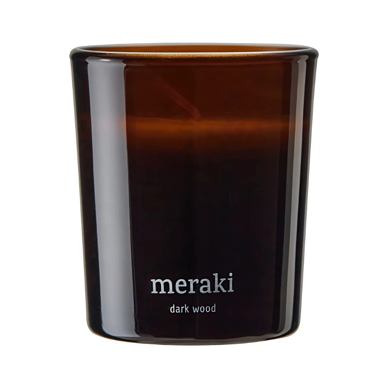 Meraki Duftlys, Dark wood, Brun 2 stk. 366650301 by Meraki color Bruin