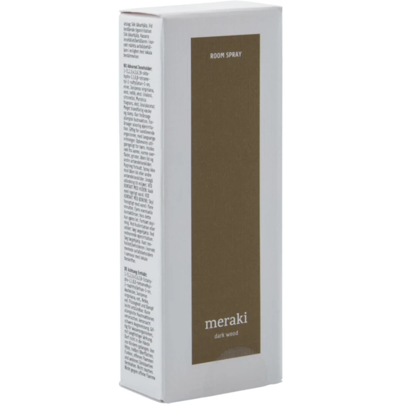 Meraki Roomspray, Dark Wood, brun 366650602 by Meraki color Bruin