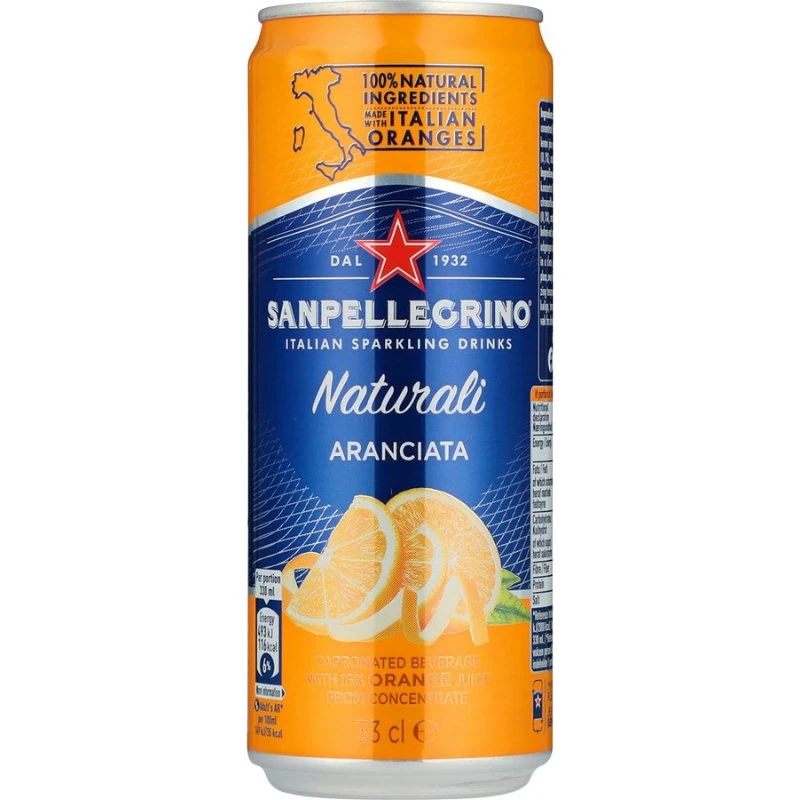 San Pellegrino Appelsin/Arancia 33 cl. 223604 by SANPELLEGR color Svart