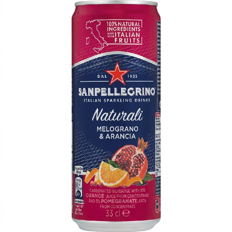 San Pellegrino Melograno Appelsin/Granateple 33 cl. 254160 by SANPELLEGR color Svart