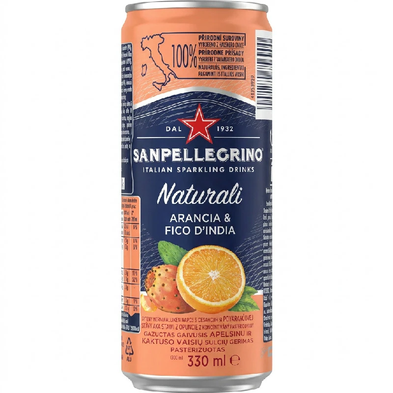 San Pellegrino Ficodindia e Arancia/Appelsin 33 cl. 290555 by SANPELLEGR color Svart