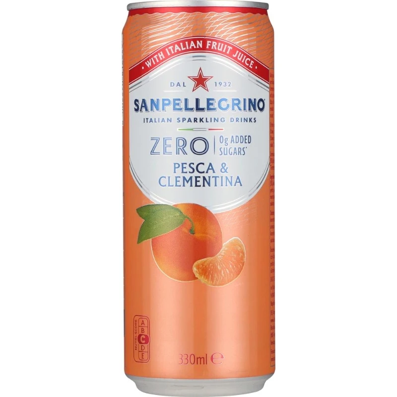 San Pellegrino Fersken Zero 33 cl. 372583 by SANPELLEGR color Svart