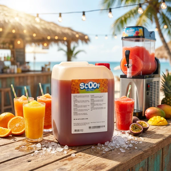 Scoop Slushice Konsentrat Exotic, 5L 65716 by SCOOP color Svart
