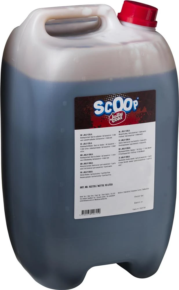 Scoop Slushice Konsentrat Jolly Cola, 10L 65717 by SCOOP color Svart