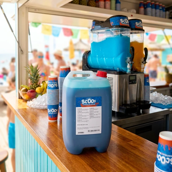 Scoop Slushice Konsentrat Tropical Blue, 10L 65715 by SCOOP color Svart