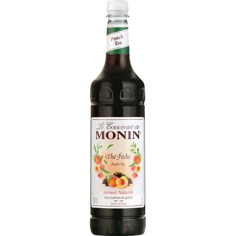 Monin Is Te Peach / Fersken PET 100 cl 50663 by MONIN color Svart
