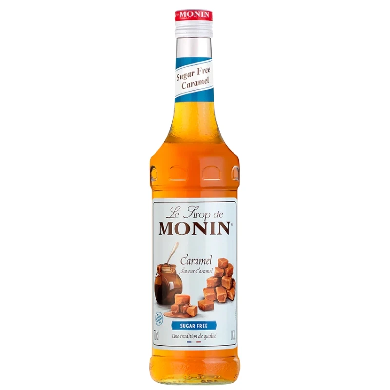 Monin sirup karamell / Karamell, sukkerfri FL 100 50000668 by MONIN color Svart