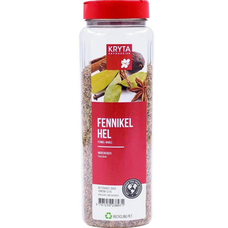 Hele fennikelfrø 350 g 11138 by KRYTA color Svart