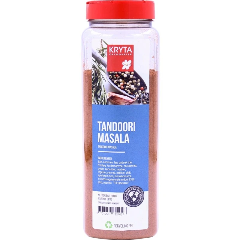 Tandoori Masala krydder 500 g 11140AB by KRYTA color Svart