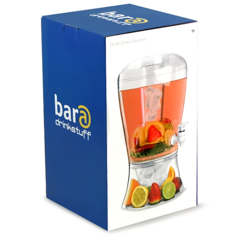 Drinksdispenser 6 L med isstativ 13209-27205 by Drink color Helder