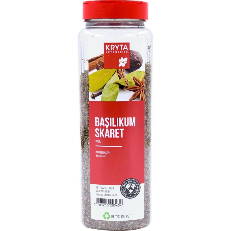 Kuttet basilikum 160 g 239037 by KRYTA color Svart
