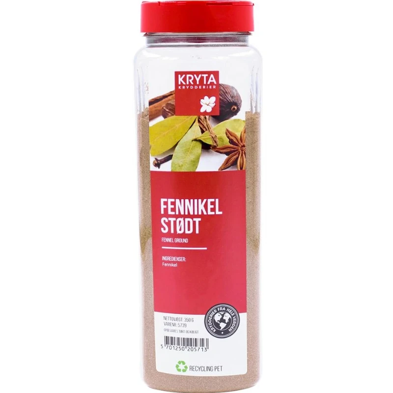Malt fennikel 350 g 239040 by KRYTA color Svart