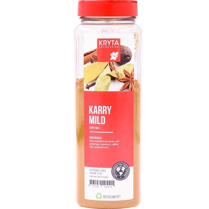Mild karri 500 g 239041 by KRYTA color Svart