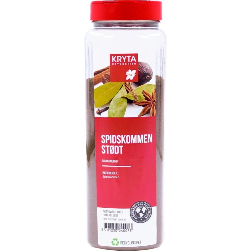 Malt spisskummen 400 g 294037 by KRYTA color Svart