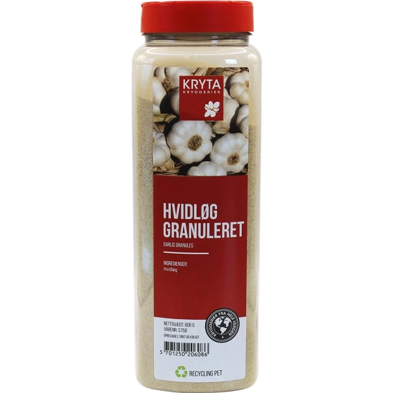 Hvitløksgranulat 600 g 335666 by KRYTA color Svart