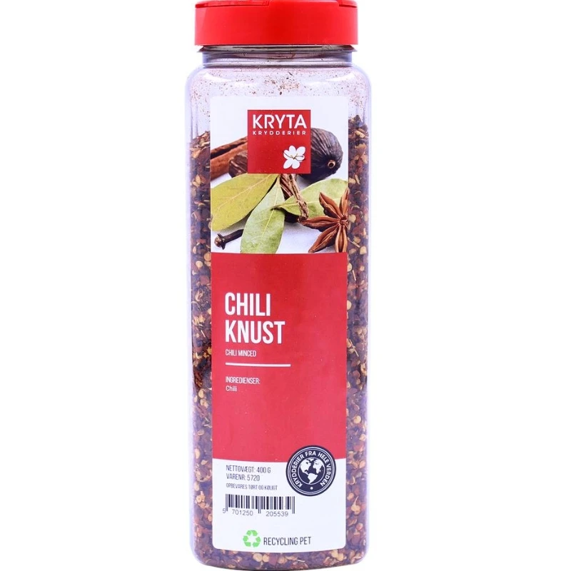 Knust chili 350 g 349619 by KRYTA color Svart