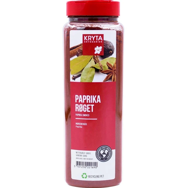 Røkt paprika 450 g 357758 by KRYTA color Svart