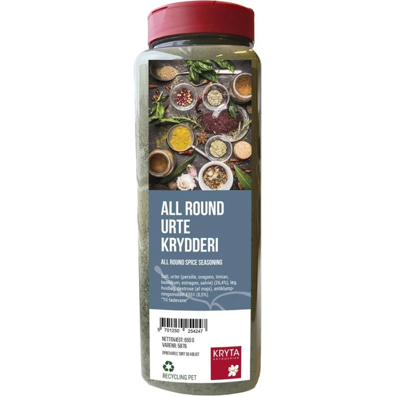 Allround urtekrydder 650 g 369520 by KRYTA color Svart
