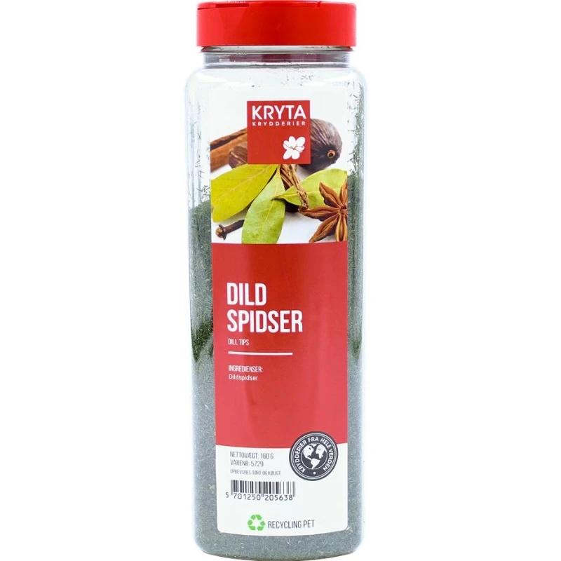 Dillspisser 160 g 38910 by KRYTA color Svart
