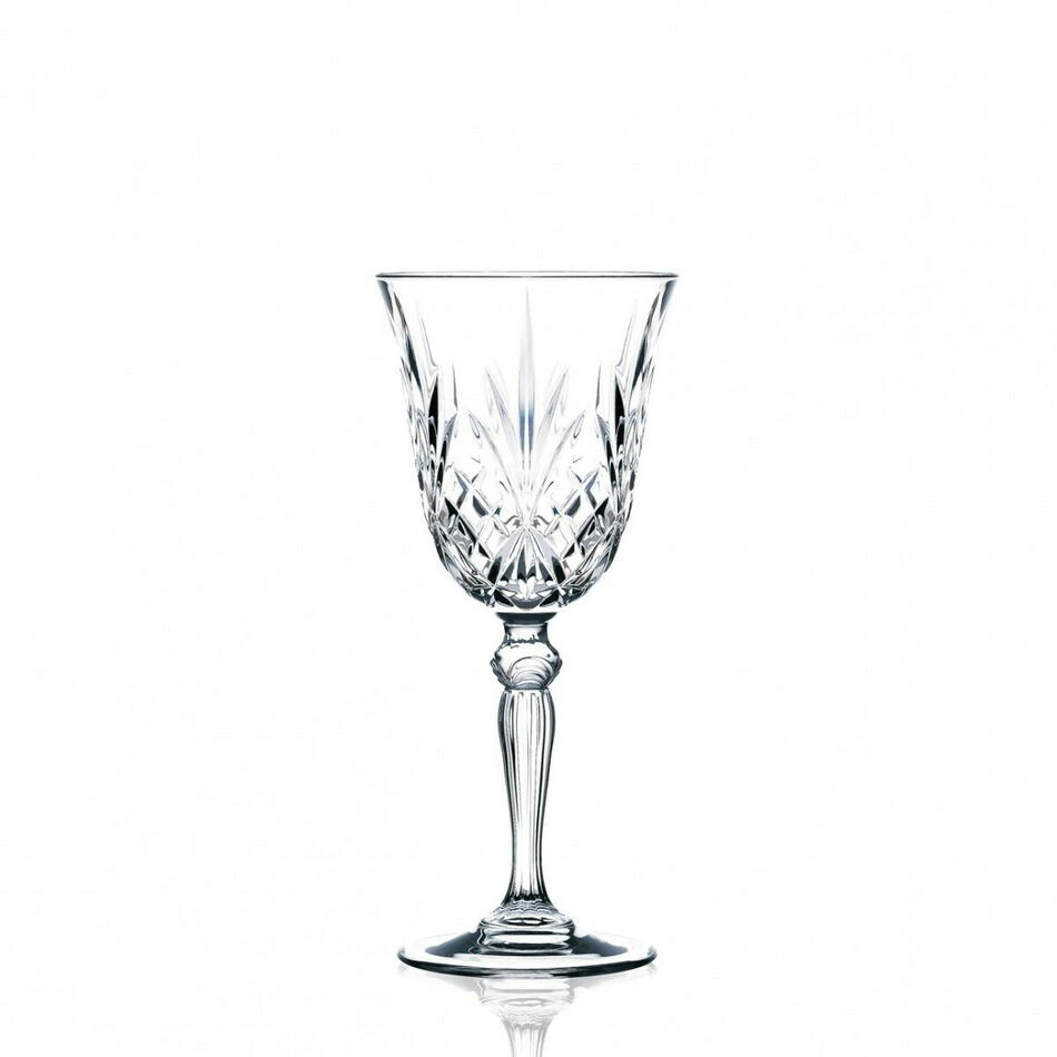 RCR Melodia Rødvinsglass 27 cl 6 stk. Glas0103 by RCR Glas color Svart