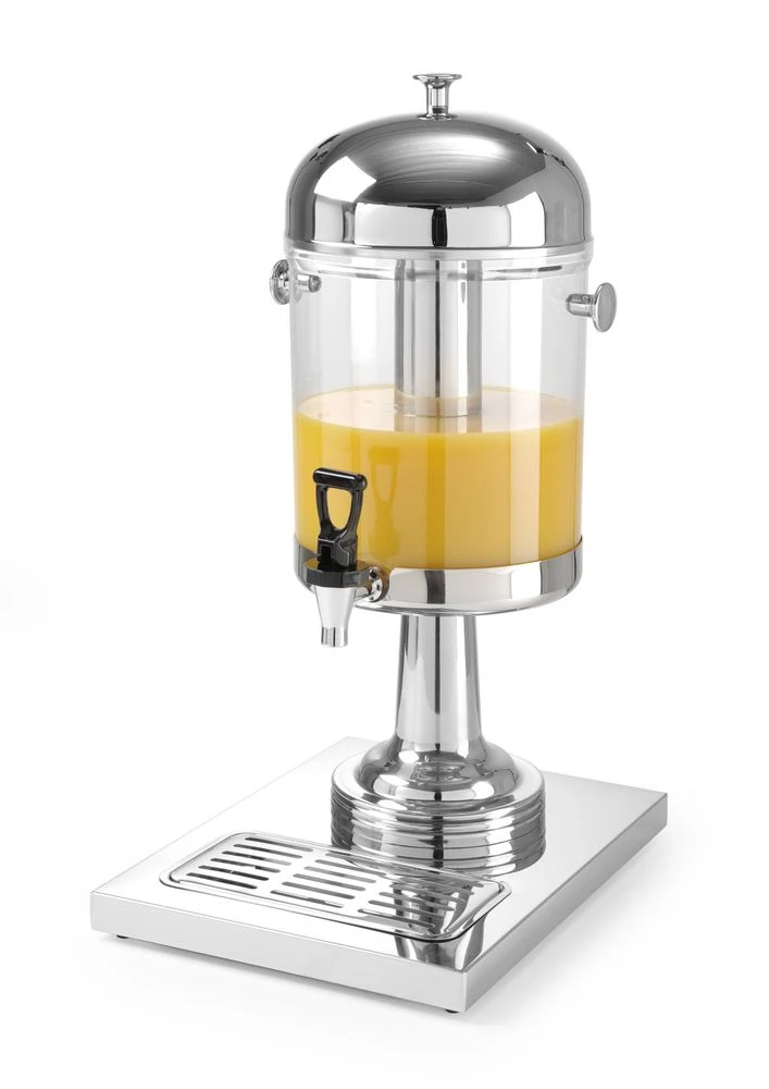 Juicedispenser 8 liter rustfritt stål 425299 by Hendi color Svart