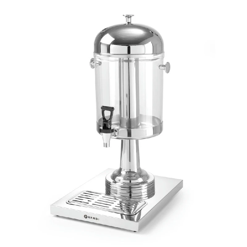 Juicedispenser 8 liter rustfritt stål 425299 by Hendi color Svart