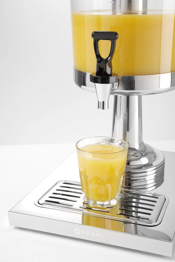 Juicedispenser 8 liter rustfritt stål 425299 by Hendi color Svart