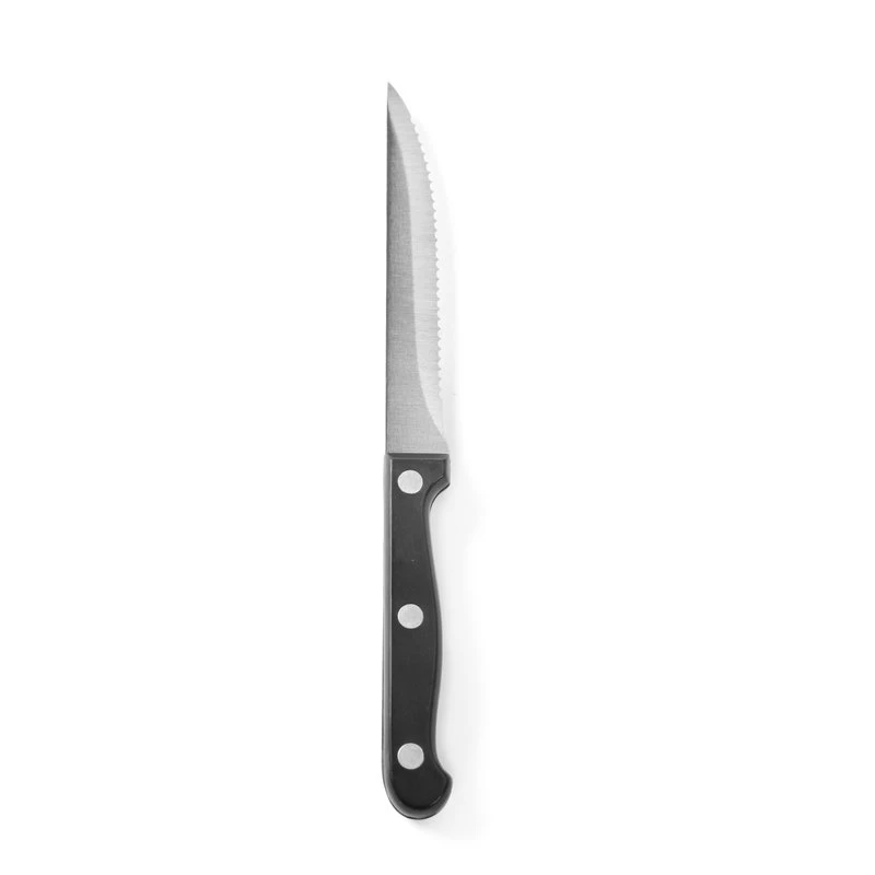Biffkniver 6 stk med bølgeslip 781449 by Hendi color Svart