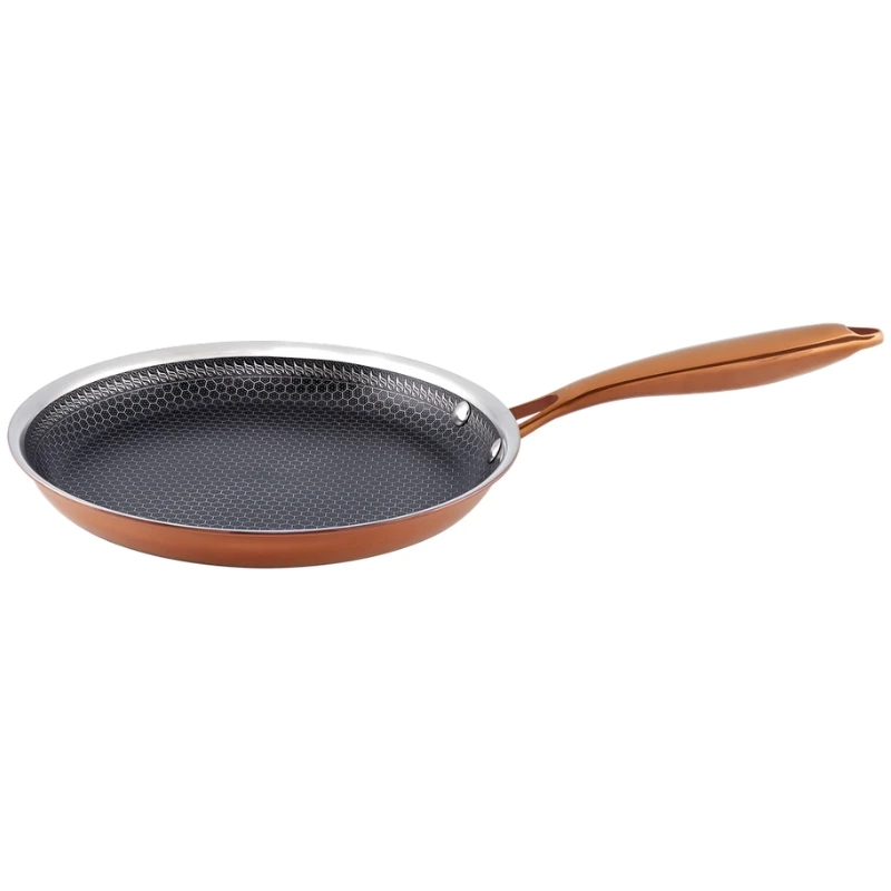 Hâws Santo Pannekakepanne 24 cm med hybridbelegg – Rose Gold 30-HSHPPRG24 by Hâws Santo color Rose Gull