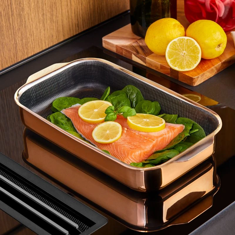 Hâws Santo langpanne 30x16 cm med 2 mm hybridbelegg – Rose Gold 30-HSHRRG18 by Hâws Santo color Rose Gull