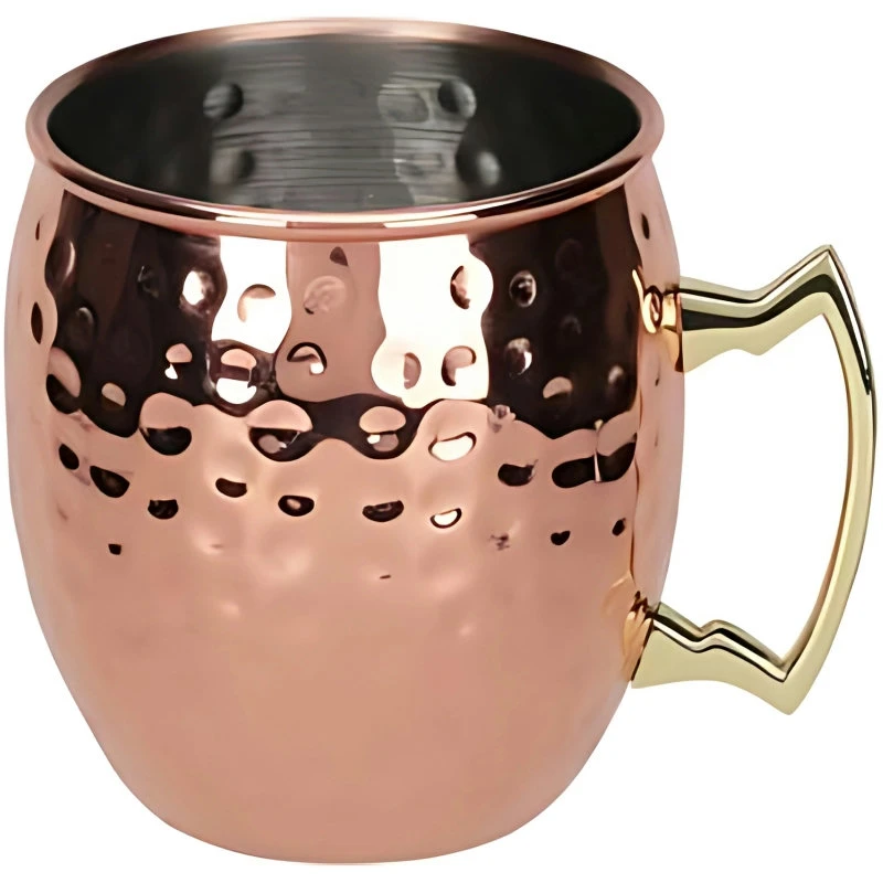 Mule cocktailkrus i kobberfarge A12441540 by Koop color Koppar