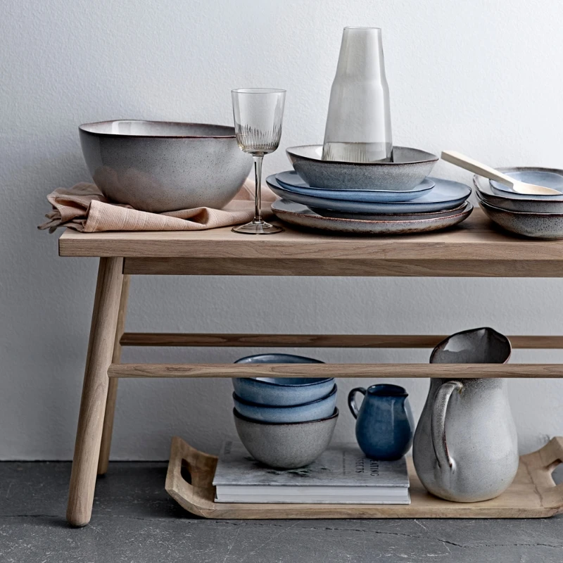 Sandrine Skål, Natur, Stentøy 17903689 by Bloomingville color Natuur