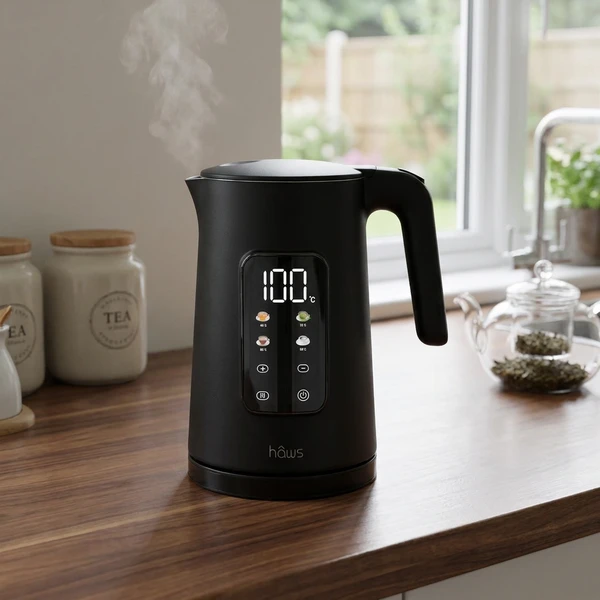 Hâws digital vannkoker m. 5 innstillinger 2200W 30-WKL29 by Hâws color Svart