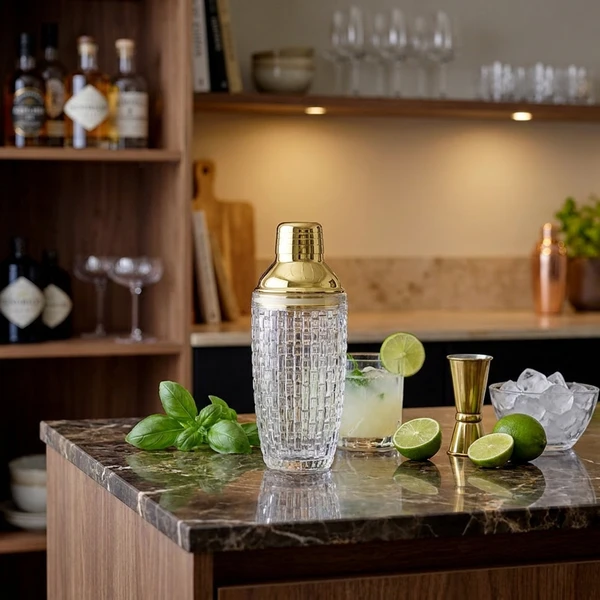 Cocktailshaker, klar, glass 32114522 by Bloomingville color Helder