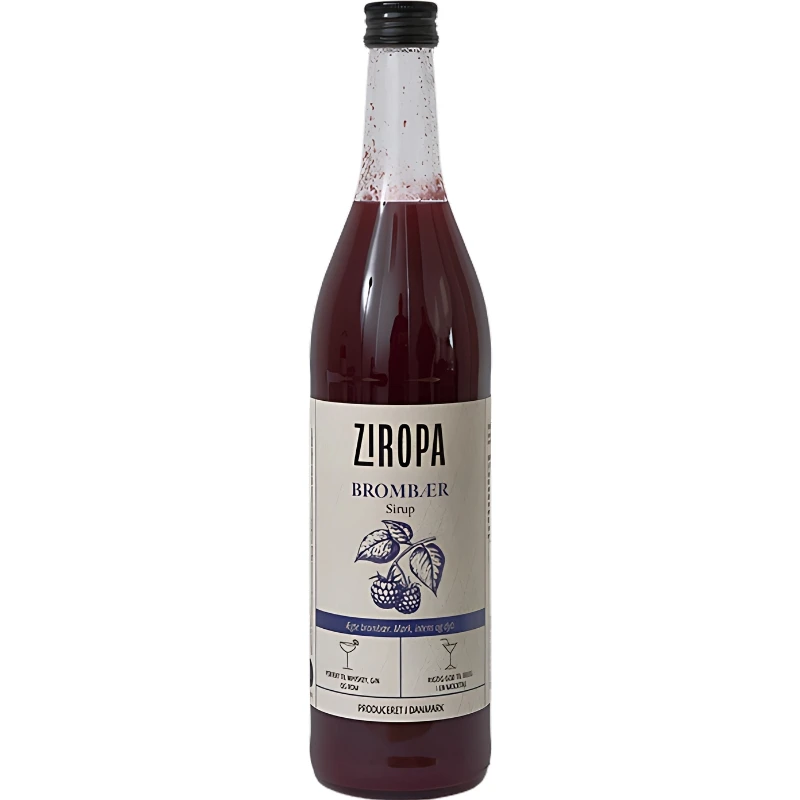 Ziropa Dansk Bjørnebærsirup 70 cl 61456 by Ziropa color Svart